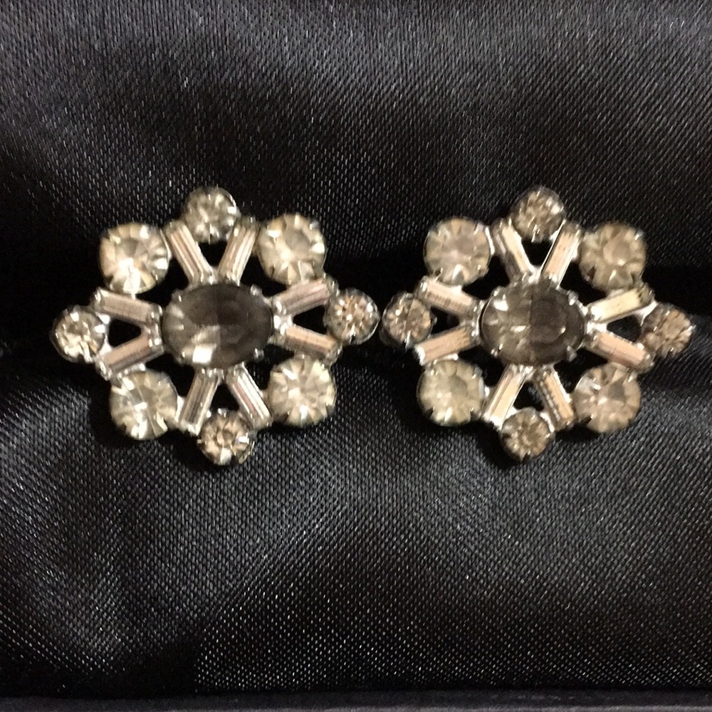 Vintage Rhinestone Earrings